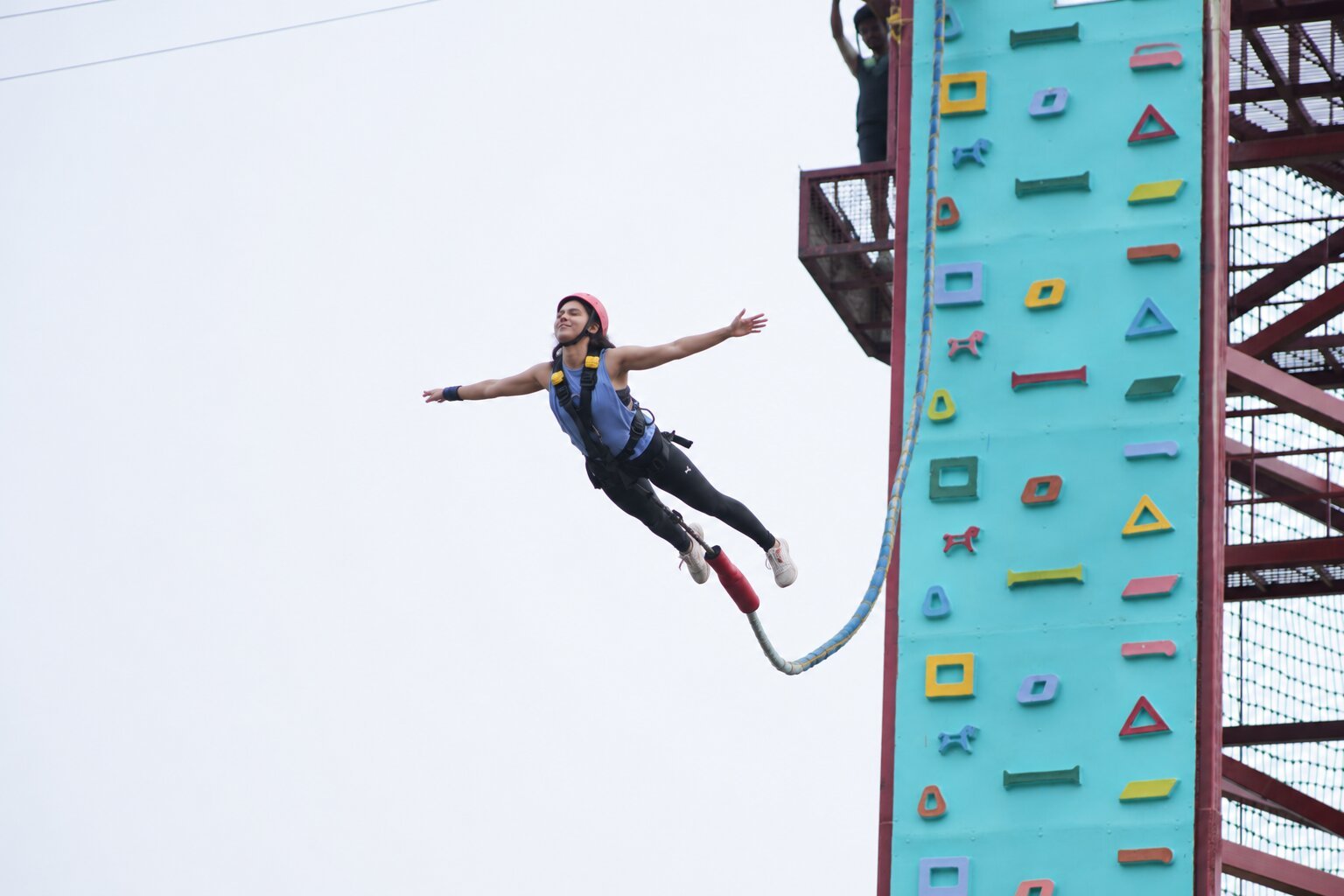 Bungee Ejection at Elevate Adventure Park, Gurugram