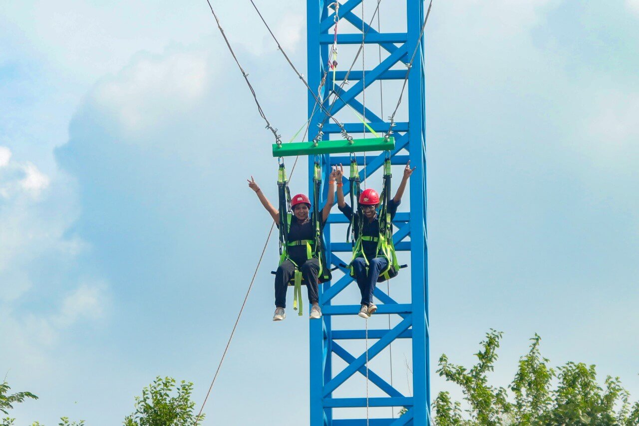 Giant Swing at Elevate Adventure Park, Gurugram