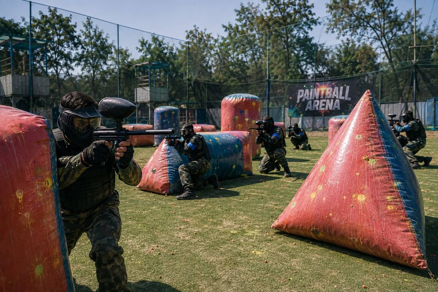 Paintball Arena at Elevate Adventure Park, Gurugram