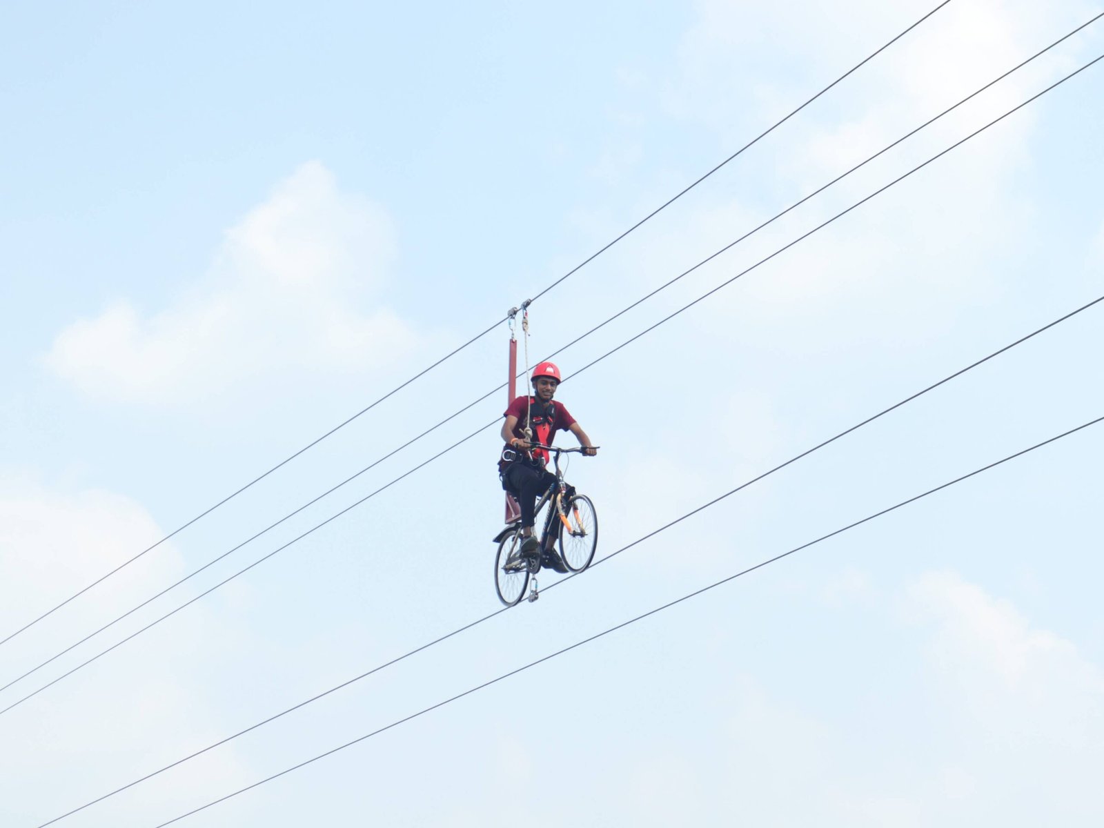 Sky Cycling at Elevate Adventure Park, Gurugram
