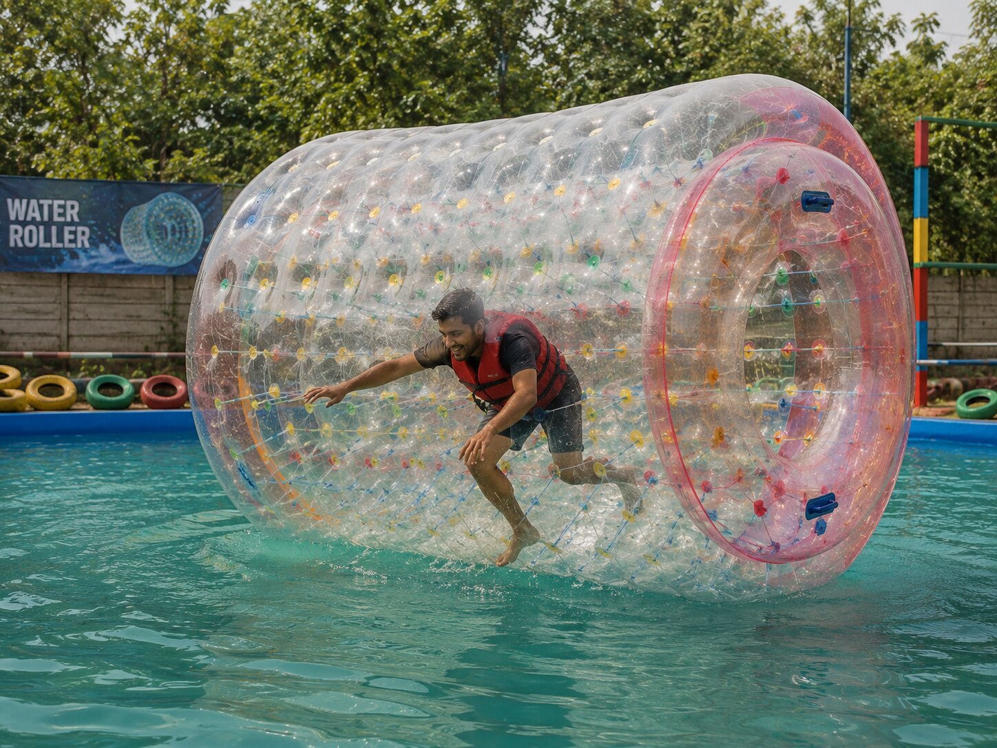 Water Roller at Elevate Adventure Park, Gurugram