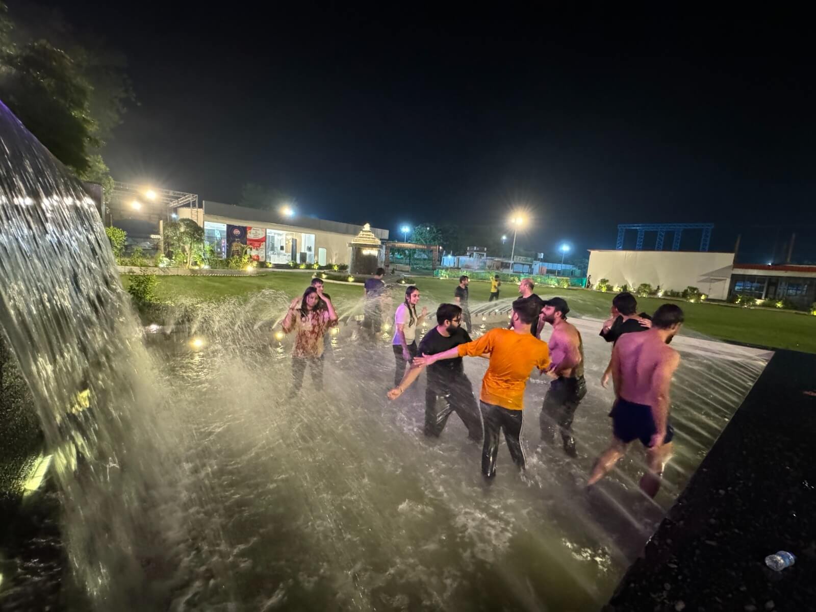 Group of guests at the Elevate adventure park