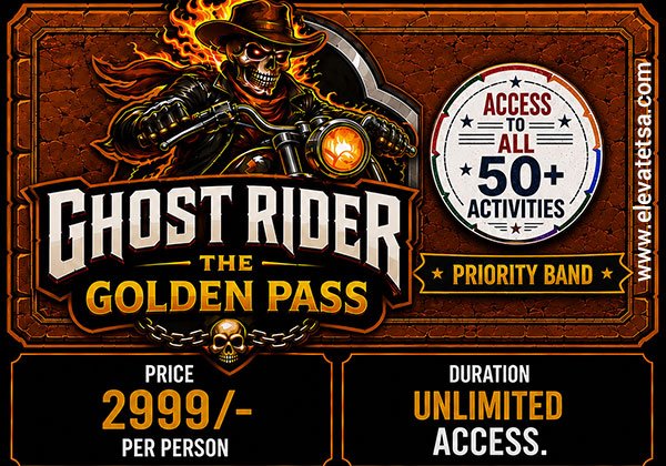 Ghost Rider — The Golden Pass — Access to All 50+ Activities, ₹2,999 per person