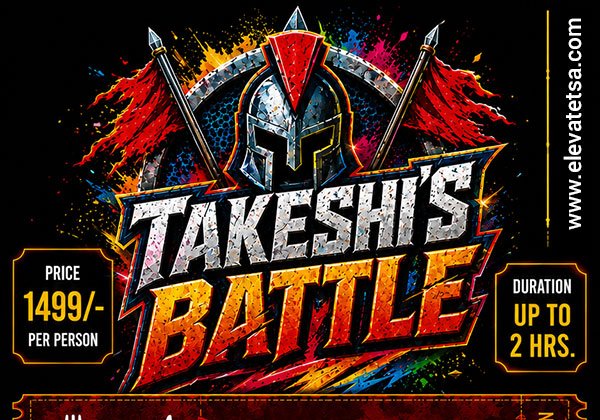 Takeshi’s Battle — 11 Castle Challenges + Meal, ₹1,499 per person