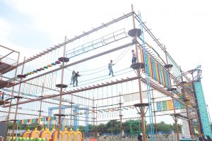 rope course activity in gurgaon