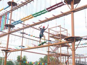 rope course adventure activity for corporates