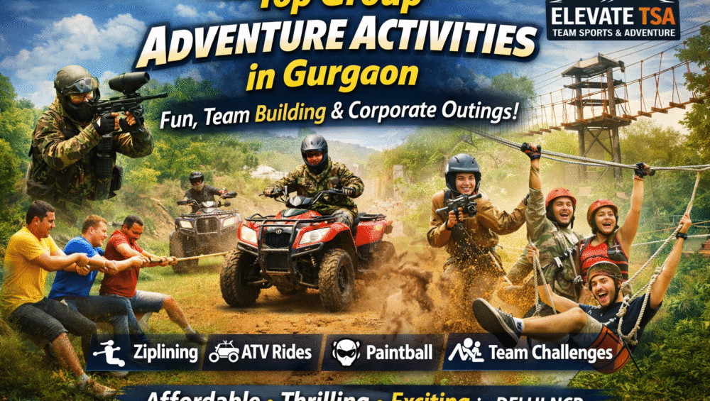 best group adventure activities in Gurgaon